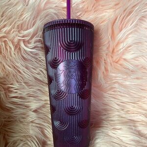 Starbucks Cold Cup Venti Purple Pink Jewel